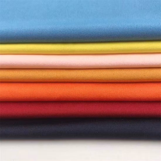 Tessuto in maglia single jersey per abbigliamento sportivo Yigao Textile 95% poliestere 5% spandex