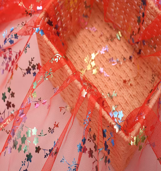 Tessuti personalizzati con stampa dorata colorata brillante per costumi da bagno e abbigliamento alla moda